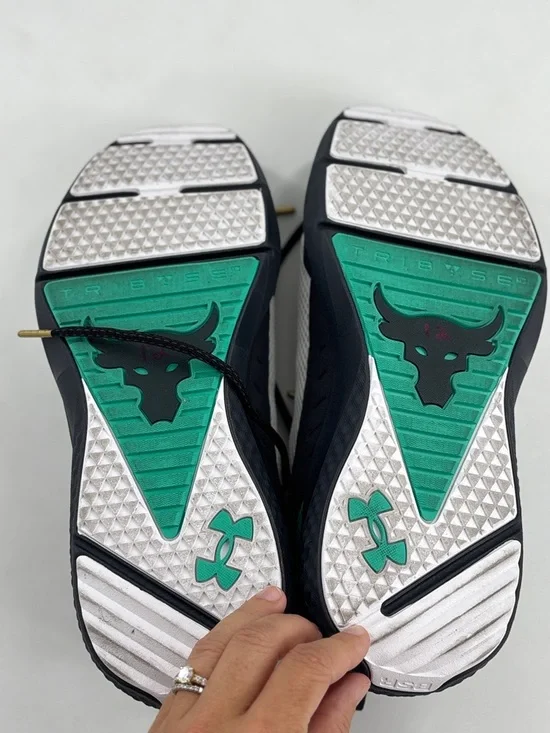 Under Armour White and Gray Training Shoes - Picture 5 of 5